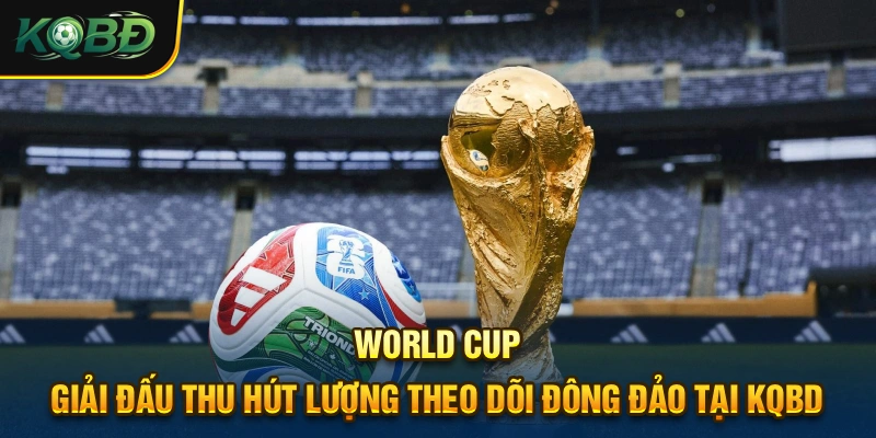 Wolrd cup là một trong những giải đấu được theo dõi nhiều nhất tại đây